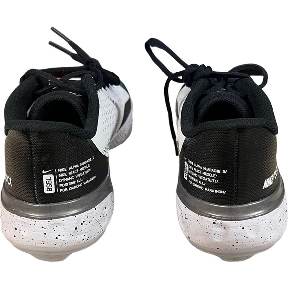 Nike Alpha Huarache Elite 3 Low Baseball Cleats CV3552-105 NEW - Picture 4 of 6